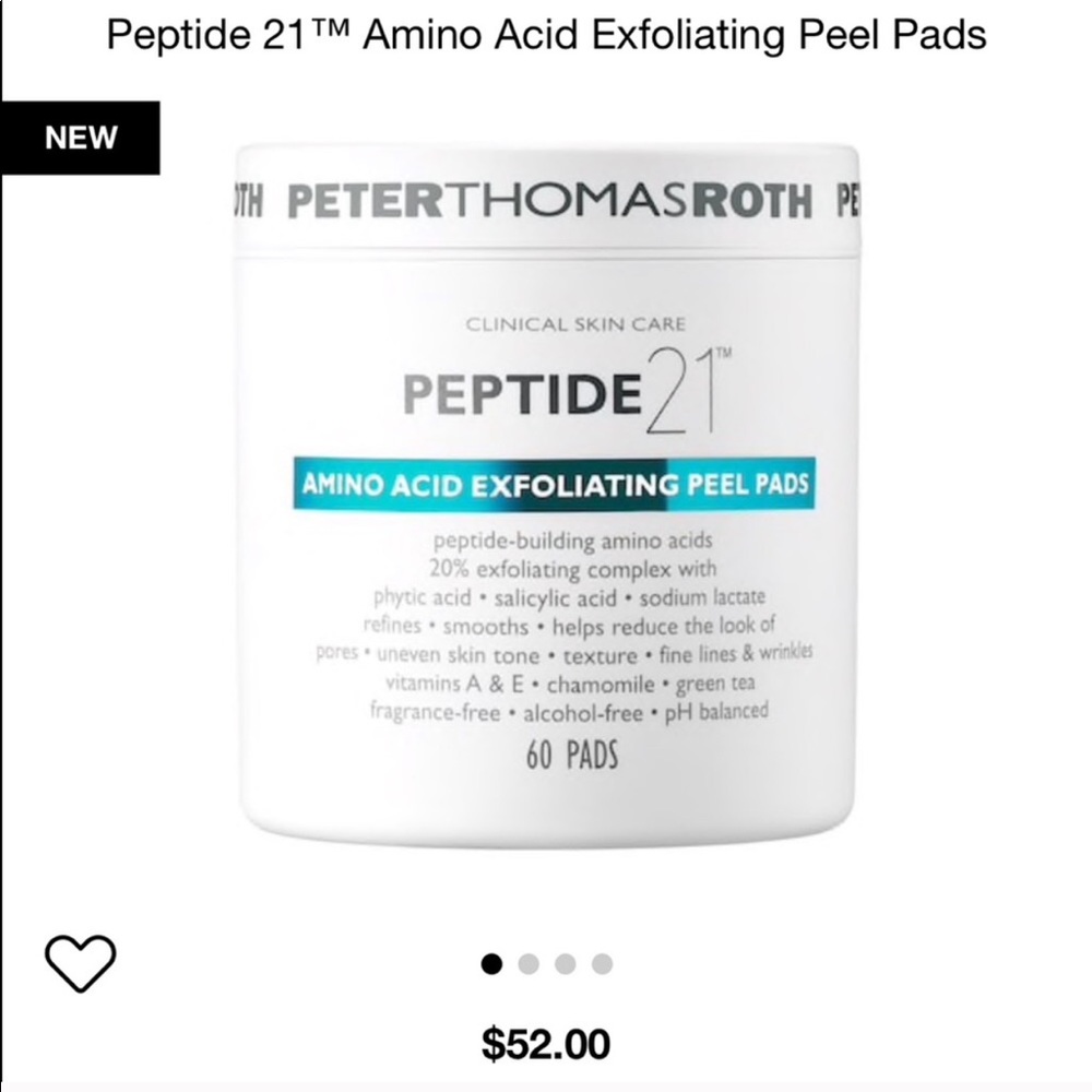Peter Thomas Roth facial pads unopened